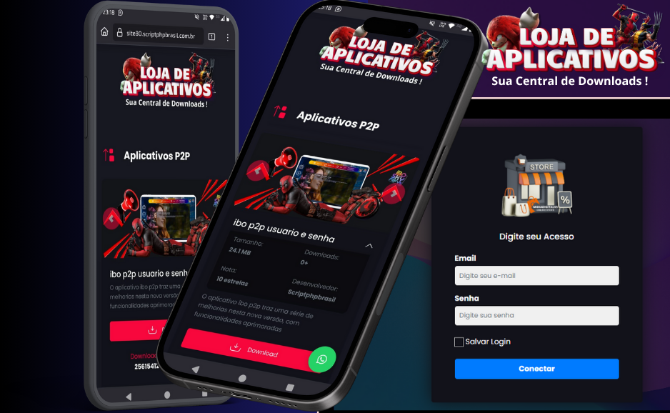 Script Loja de Aplicativo Com Painel 2025